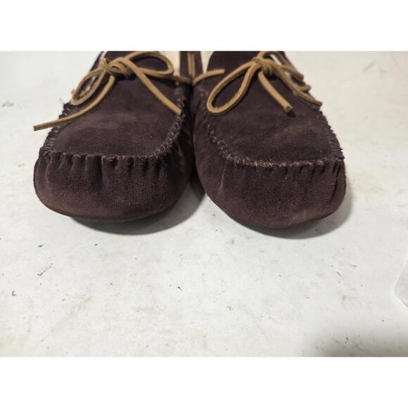 UGG Men's Olsen Slippers Espresso Brown House Shoes Moccasins indoor outdoor 11 - Picture 3 of 16